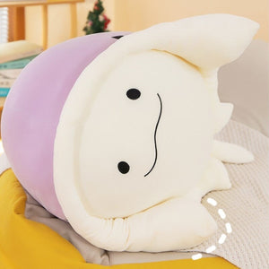 Kawaii Blue Purple Manta Ray Plushies-Enchanted peach