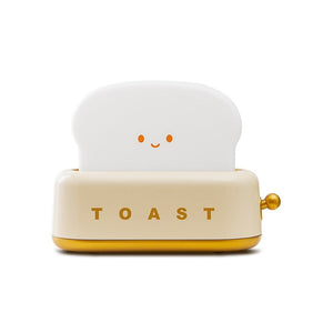 Kawaii Bread Toaster Machine LED Night Light-Enchanted peach