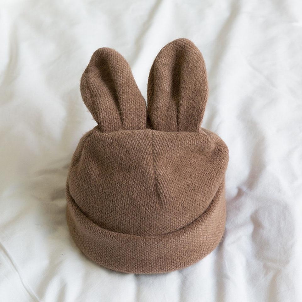 Kawaii Bunny Ears Beanie Hat-Enchanted peach