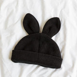 Kawaii Bunny Ears Beanie Hat-Enchanted peach