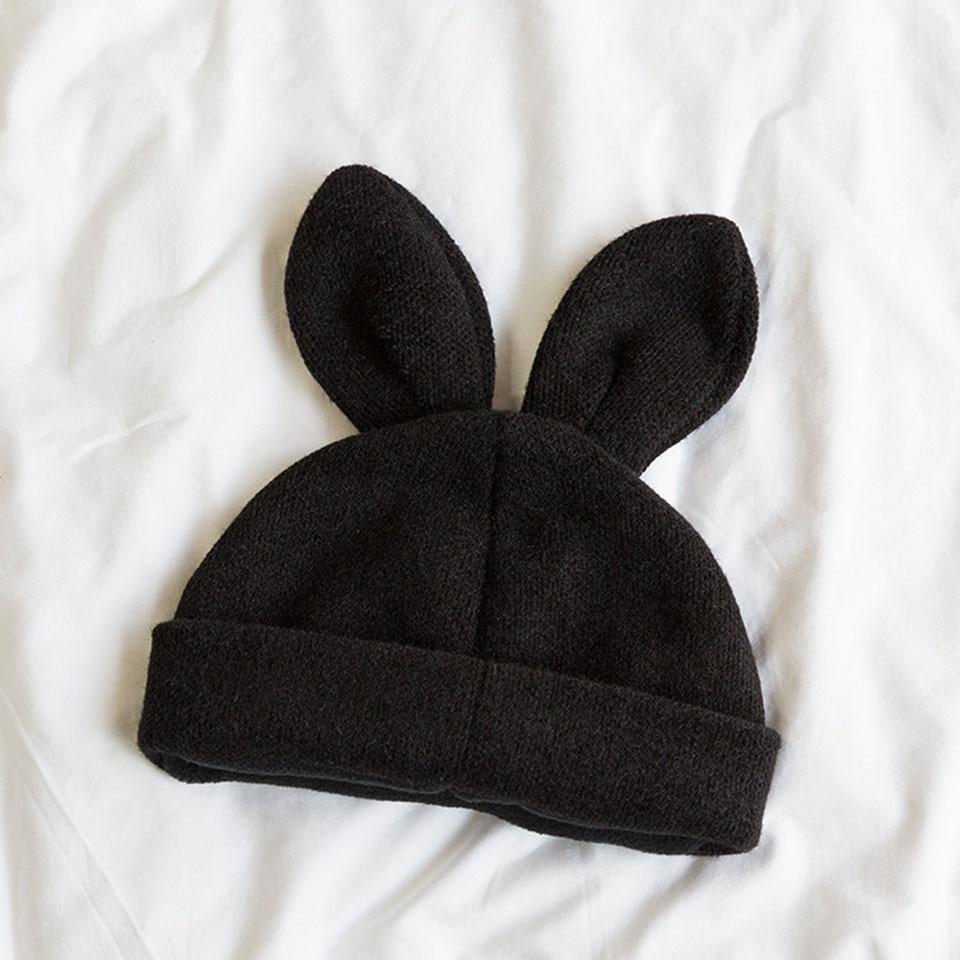 Kawaii Bunny Ears Beanie Hat-Enchanted peach