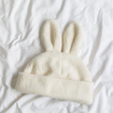 Kawaii Bunny Ears Beanie Hat-Enchanted peach