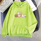 Kawaii Cat Party Unisex Hoodie-Enchanted peach