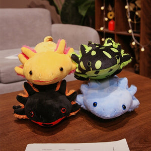 Kawaii Colorful Likelike Axolotl Plushie Family-Enchanted peach