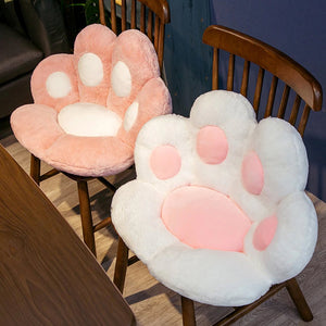 Kawaii Cute Pastel Paw Seat Cushions-Enchanted peach