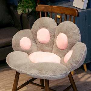 Kawaii Cute Pastel Paw Seat Cushions-Enchanted peach