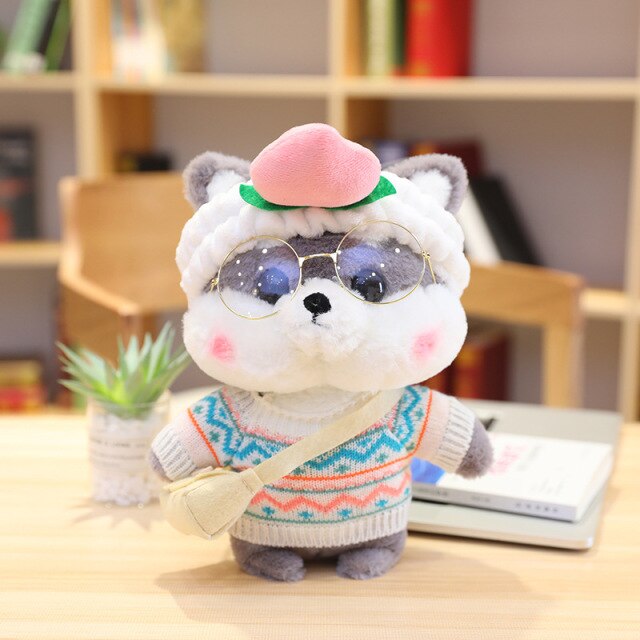 Kawaii Dress Up Shiba Family Plushie Collection-Enchanted peach