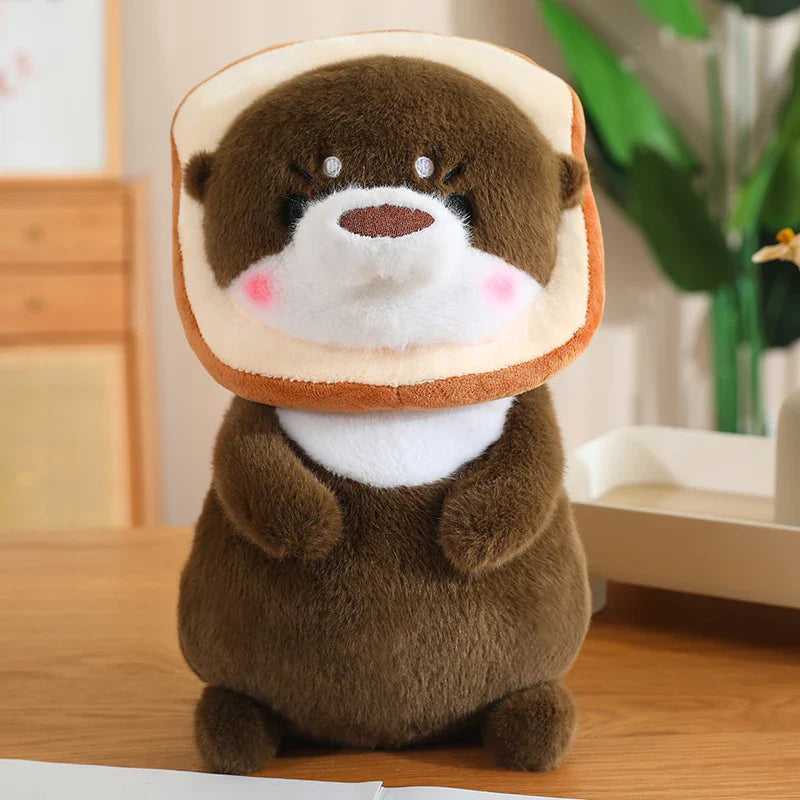 Kawaii Dress-up Otter Plush-Enchanted peach