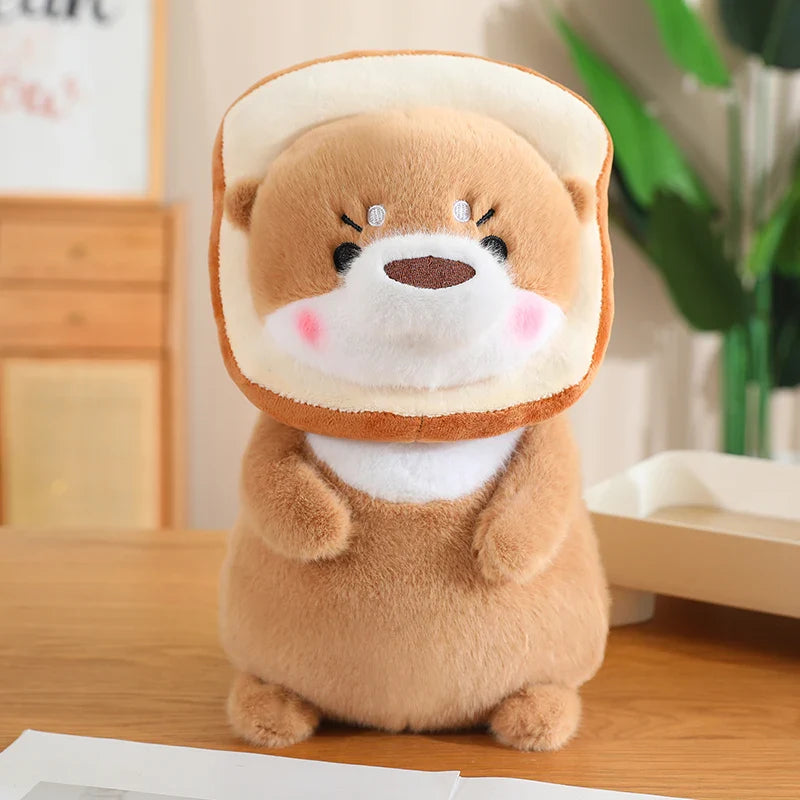 Kawaii Dress-up Otter Plush-Enchanted peach