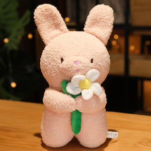 Kawaii Flower Fluffy Plushie Friends-Enchanted peach