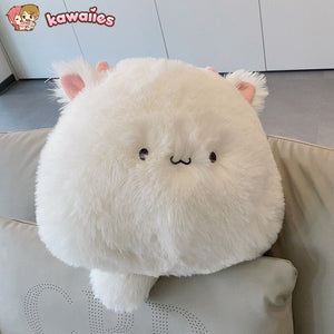 Kawaii Fluffy Cat Soft Pillow Plushie-Enchanted peach