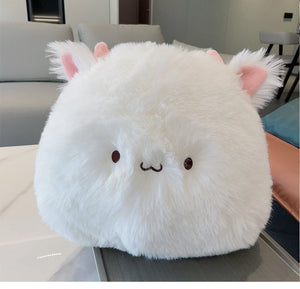 Kawaii Fluffy Cat Soft Pillow Plushie-Enchanted peach