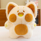 Kawaii Fluffy Fox Plushie Collection 2-Enchanted peach