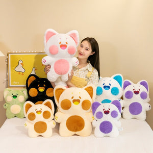 Kawaii Fluffy Fox Plushie Collection 2-Enchanted peach