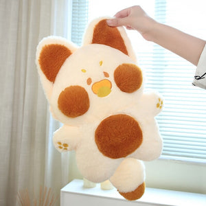 Kawaii Fluffy Fox Plushie Collection-Enchanted peach