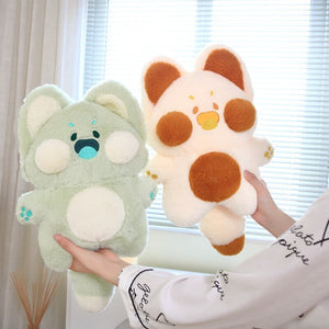 Kawaii Fluffy Fox Plushie Collection-Enchanted peach