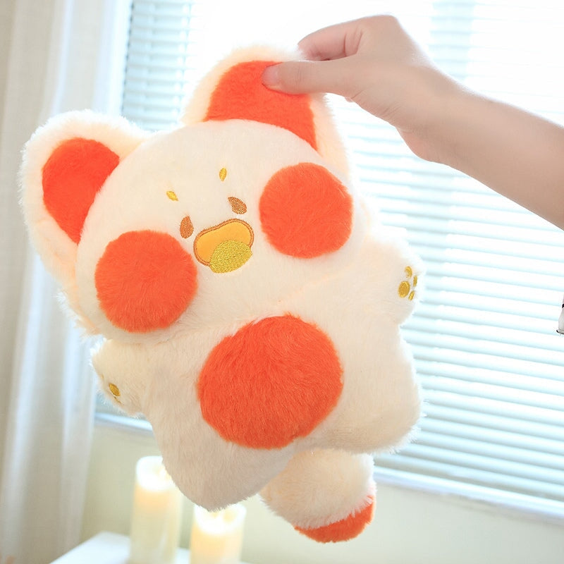 Kawaii Fluffy Fox Plushie Collection-Enchanted peach