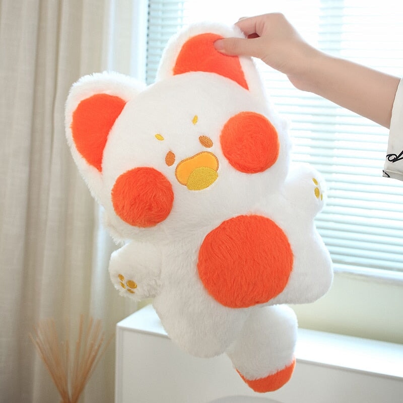 Kawaii Fluffy Fox Plushie Collection-Enchanted peach