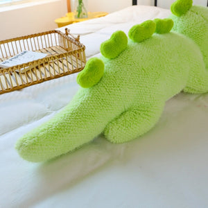 Kawaii Fluffy Stegosaurus Dinosaur Plushies-Enchanted peach