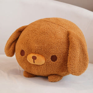 Kawaii Fluppy Dog Plushie Collection-Enchanted peach