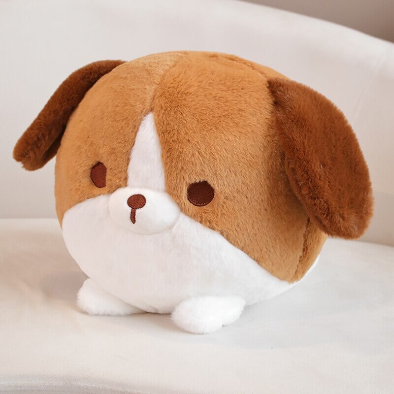 Kawaii Fluppy Dog Plushie Collection-Enchanted peach