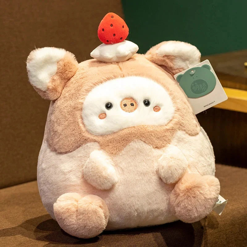 Kawaii Fuji Bear Plushies-Enchanted peach