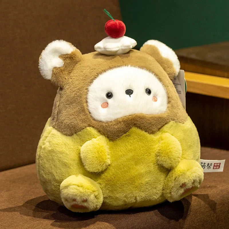 Kawaii Fuji Bear Plushies-Enchanted peach