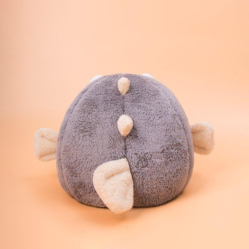 Kawaii Funny Pastel Pufferfish Cat Bed-Enchanted peach