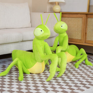 Kawaii Green Praying Mantis Plushie-Enchanted peach