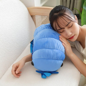 Kawaii Isopod Plush Backpack-Enchanted peach