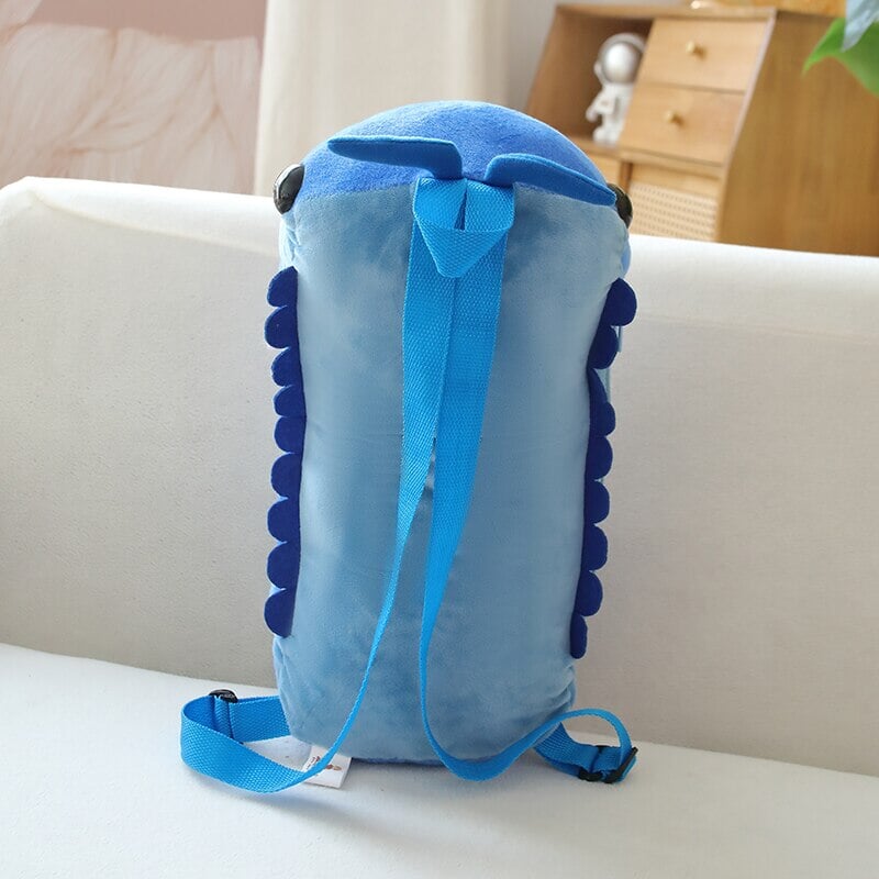 Kawaii Isopod Plush Backpack-Enchanted peach