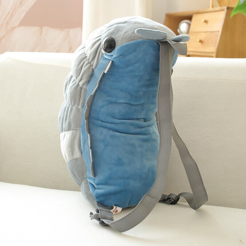 Kawaii Isopod Plush Backpack-Enchanted peach