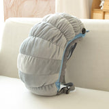 Kawaii Isopod Plush Backpack-Enchanted peach