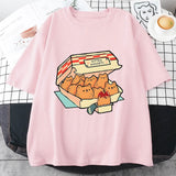 Kawaii Kitten Nuggets Unisex Tee-Enchanted peach