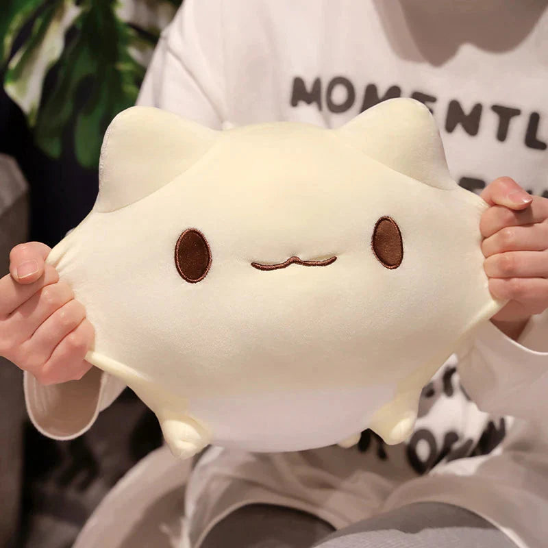 Kawaii Kitty Ball Plushie-Enchanted peach