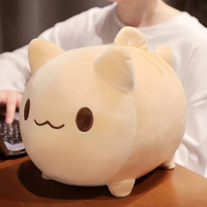 Kawaii Kitty Ball Plushie-Enchanted peach