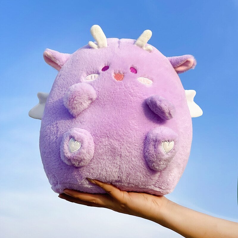 Kawaii Little Baby Dragon Plushies-Enchanted peach