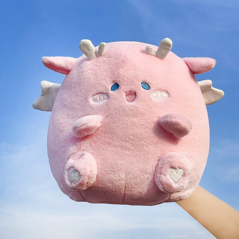 Kawaii Little Baby Dragon Plushies-Enchanted peach