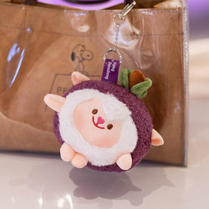 Kawaii Mangosteen Sheep Plushie-Enchanted peach