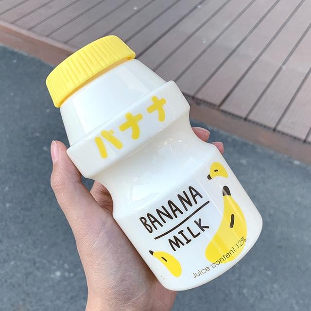 Kawaii Milk Bottle-Enchanted peach