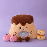 Kawaii Mountain Desserts Candy Bag Plushies-Enchanted peach