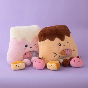 Kawaii Mountain Desserts Candy Bag Plushies-Enchanted peach