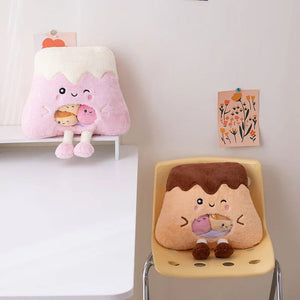 Kawaii Mountain Desserts Candy Bag Plushies-Enchanted peach