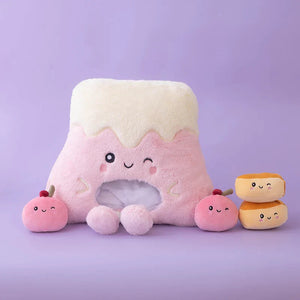 Kawaii Mountain Desserts Candy Bag Plushies-Enchanted peach