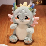 Kawaii Mystical Dragon Plush-Enchanted peach