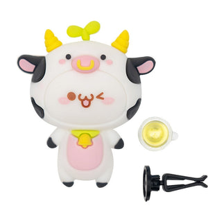 Kawaii Onion Friend Animals Car Air Refresher Perfume Accessories-Enchanted peach