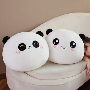 Kawaii Panda Ball Family Plushies-Enchanted peach