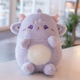 Kawaii Pastel Chubby Deer Plush-Enchanted peach