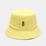 Kawaii Pastel Fruit Bucket Hat-Enchanted peach