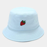 Kawaii Pastel Fruit Bucket Hat-Enchanted peach